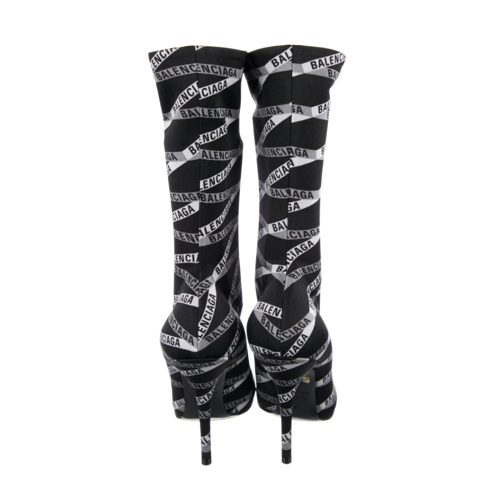 BALENCIAGAPrinted Sock Boots w/ TagsSize: 8.5 | IT 38.5 Pre Owed - Picture 4 of 5